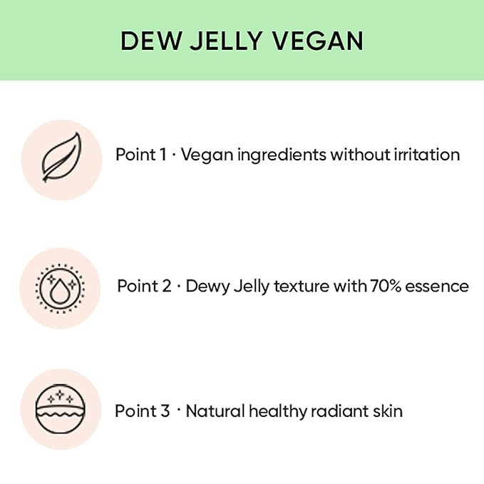 AMUSE Dew Jelly Vegan Cushion Foundation 03 HONEY | dewy, glow, long-lasting, double coverage, clean beauty, lightweight, natural look, foundation for sensitive skin, hydrating cushion