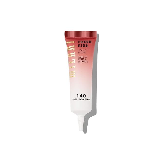 Milani Cheek Kiss Liquid Blush Makeup - Blendable & Buildable Cheek Blush, Lightweight Liquid Blusher and Cheek Color (Rose Romance)