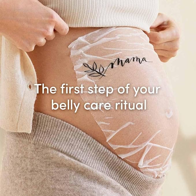 Evereden Soothing Belly Mask - 4 Belly Masks for Pregnant Women 2nd & 3rd Trimester - Hydrating, Nourishing, & Soothing Pregnancy Skin Care Belly Masks - Clean & Vegan Pregnancy & Maternity Products