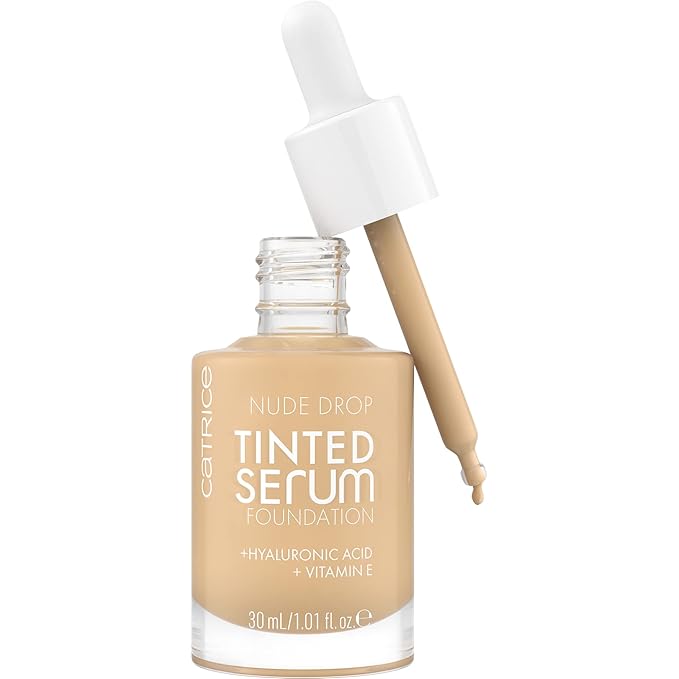 Catrice | Nude Drop Tinted Serum Foundation | Lightweight, Hydrating, Buildable Coverage | Enriched with Hyaluronic Acid & Vitamin E | Vegan & Cruelty Free (036C)