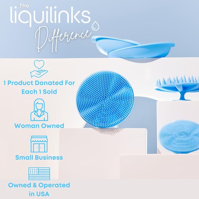 Skincare Essentials Kit - 4 Piece Bundle Pack - Face and Body Silicone Spa Accessory - Essential Beauty Set for Teen Girls Blush Pink