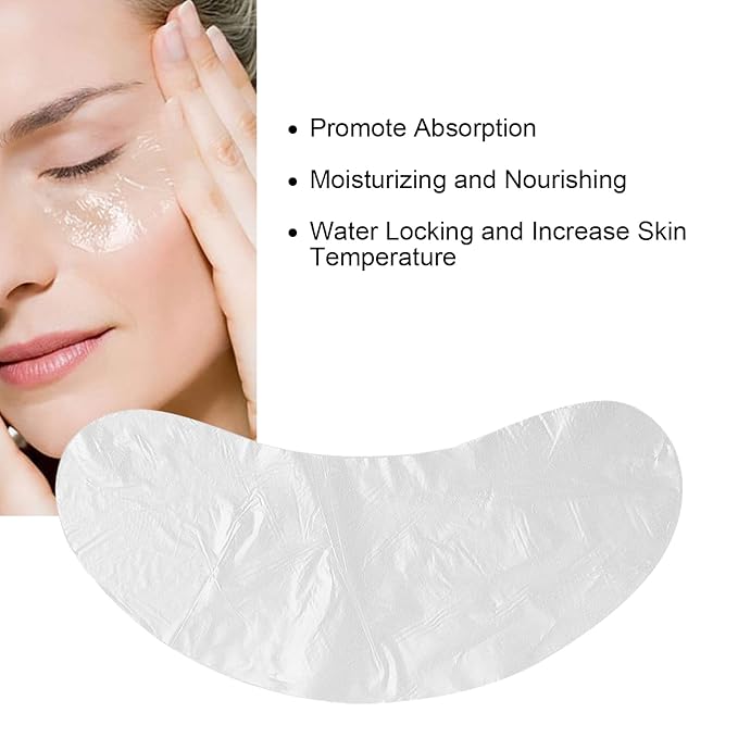 100 Pcs DIY Disposable Eye Pad Patch Dark Circles Under Eye Patches Promote Water Absorption Blocking Disposable Eye Skin Care Pads Skin Treatment For Wrinkles Eye Mask Pads For Dark Circles