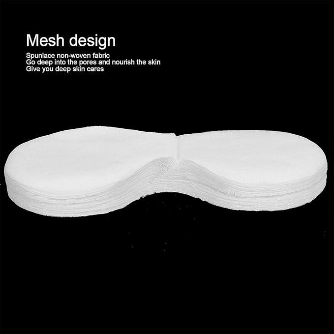 600pcs Eye Mask Paper,Disposable Cotton Ultra-thin Eye Mask Paper DIY Beauty Salon Eye Mask Sheet,Eye Masks Toner Lotion Paper