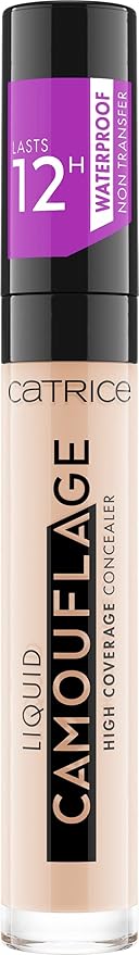 Catrice Liquid Camouflage Concealer (005 Light Natural) - Ultra Long Lasting Concealer for Optimal Coverage