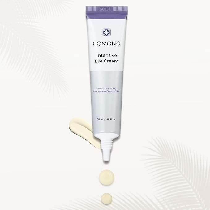 Intensive Eye Cream 1.01 fl oz for hydrating, wrinkles, elastic skin, dark circles, puffiness, fine lines, eye bags under eyes | Hyaluronic Acid, Collagen, Peptide | Korean skincare