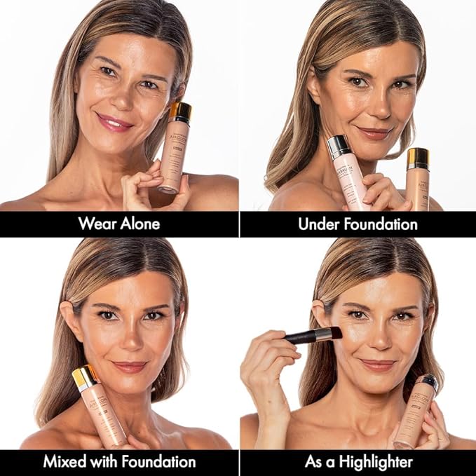 Jerome Alexander MagicMinerals AirGlow Tinted Highlighting Night Mist, Illuminating Airbrush Tinted Moisturizer Spray | Petal Pearl