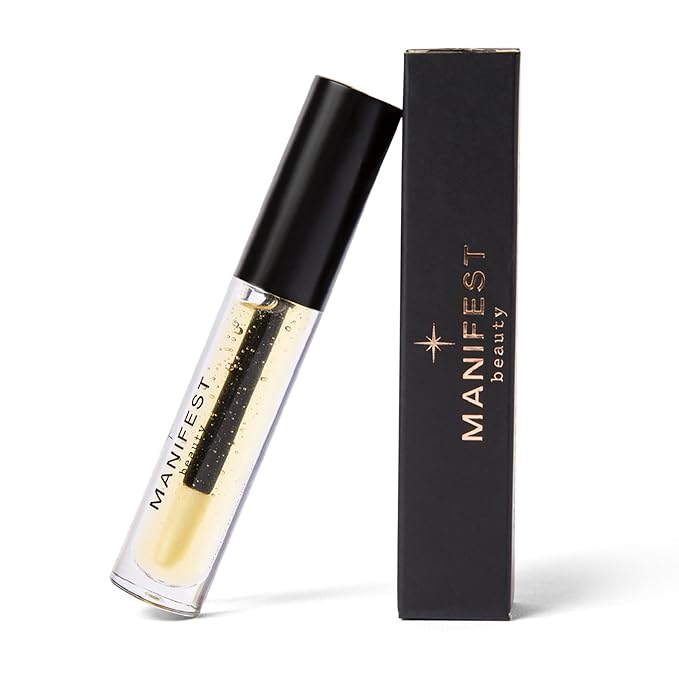 BIG POUT ENERGY Lip Plumper, Chili-Infused Lip Plumping Oil for Full and Smooth Lips, Lip Gloss Finish, With Easy Swipe XL Wand Applicator, Crystal Clear, 0.12 fl oz