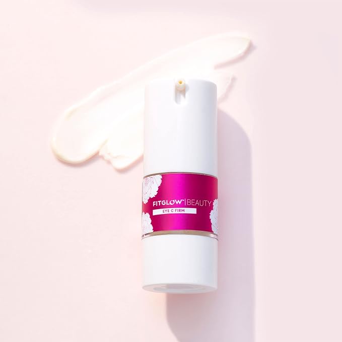 FITGLOW Beauty - Natural Eye C Firm Gentle Eye Cream | Vegan, Woman-Owned Clean Beauty (0.5 oz | 15 ml)