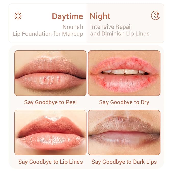 2PCS Strawberry & Honey Lip Balm, Hydrating Lip Propolis Sleeping Lip Mask, Moisturizing & Prevention Dry and Cracked Lip Scrubs Exfoliator, Lip Repair Nourishes the Lip Skin