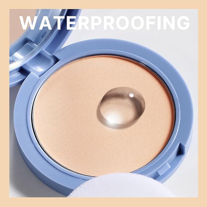 Oil Control Matte Perfection Face Pressed Powder, Matte Smooth Flawless Setting Powder Makeup, Polvo Compacto De Maquillaje, Waterproof Long Lasting, Cruelty Free, 0.35Oz(130 True Beige, 1)