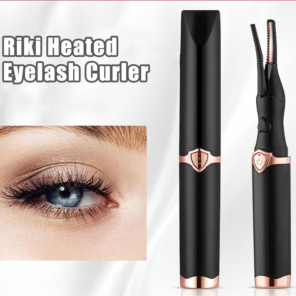 Peshoriadm Eyelash Curler, Electric Eyelash Curler Heated, 2025 New Heated Eyelash Curler with USB Charging, 3 Heat Modes and Smart Temperature Control, Natural Curling 24h Long-Lasting Curl (White)