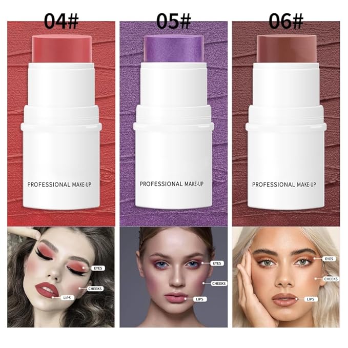 Cream Contour Stick, Bronzer Stick Waterproof Lightweight Cream Contouring Stick Long Lasting Smooth Bronzing stick Face Contour Stick Makeup for Girls and Women
