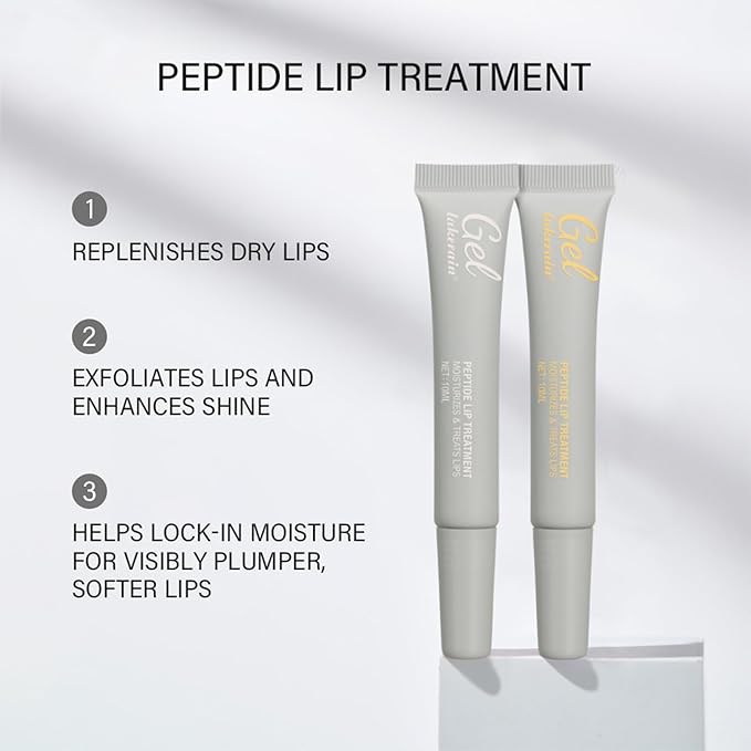 Glow Lip Balm,Moisturizing Lip Balm for Dry Cracked Lips,Hydrating Lip Balm with Glossy Finish,Moisturizers & Treats Lips Nourishing Lip Care Lip Repair Gel Peptide Lip Treatment (03# Salted caramel)
