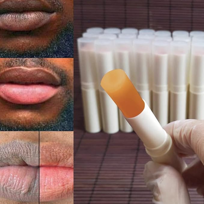 2pcs Lip Lightening for Dark Lips Lip Brightener for Smokers Dark Lip Treatment Lightening Cream for Pink Lips Lip Lightener for Smoker Lips Lip Lightening balm for Men and Women (Orange)