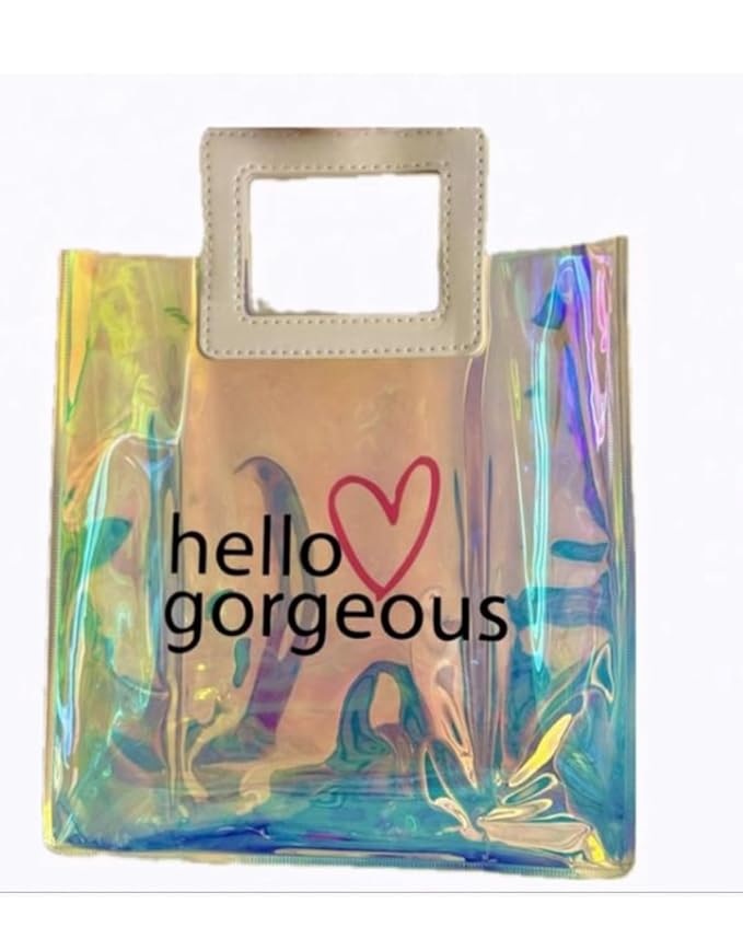 White Barn - Bath and Body Works - Gift Set 2 Piece Bundle - with Gift Bag HELLO GORGEOUS (Golden Berry Mistletoe)