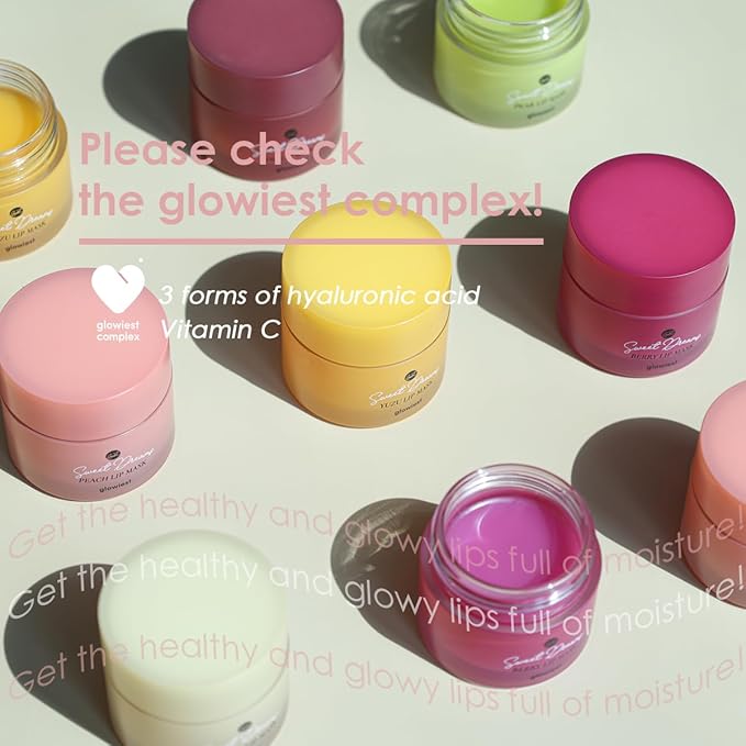 Sweet Dreams Lip Mask-Nourishing, Plumping and Hydrating Lip Balm | Vegan Lip Sleeping Mask | Hyaluronic Acids + Vitamin C + Shea Butter + Antioxidants l Italian Soda - 0.7 oz
