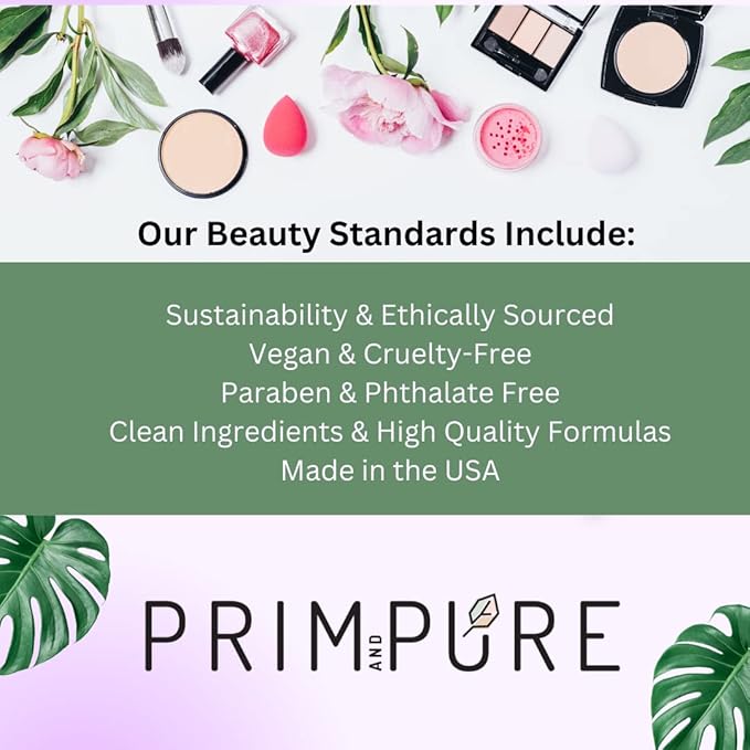 Prim and Pure Ultimate Mineral Kids Makeup Gift Set | Perfect for Play Dates & Birthday Parties | Kids Safe Eyeshadow Makeup – Mineral Blush | Organic & Natural Makeup Kit for Kids| Made in USA