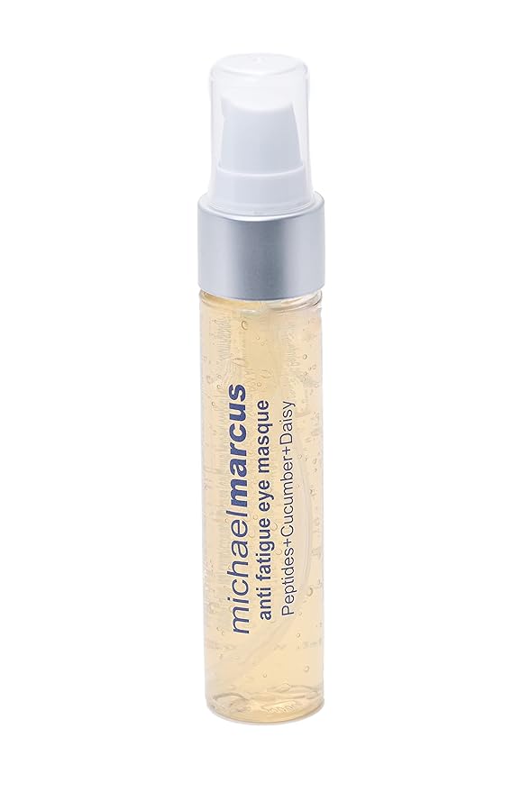 Michael Marcus Anti Fatigue Eye Masque - Intensive Peptide Complex Targeting Under Eye Bag Volume & Darkness - Natural Cruelty-Free -(1oz Bottle)