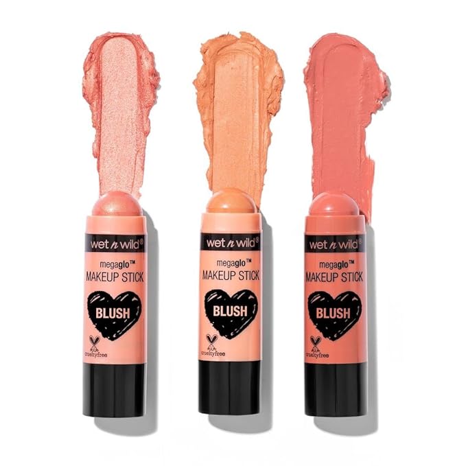 wet n wild MegaGlo Makeup Stick Peach Bums & Conceal Follow Your Bisque,1 Ounce Makeup Stick Bundle
