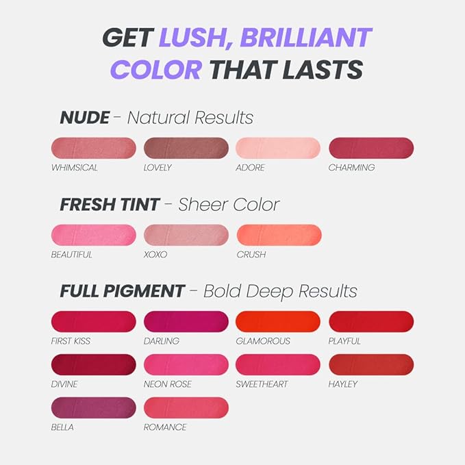 Wonderskin Wonder Blading Lip Stain Peel Off and Reveal Kit - Long Lasting, Waterproof Red Lip Tint, Transfer Proof Natural Lip Stain Kit (Playful)