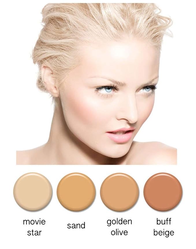 Airbrush Makeup - Foundation 1/2oz Bottle Choose Color (Dark Olive)