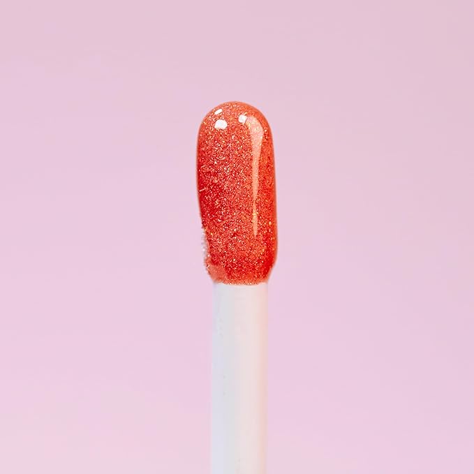 Coconut Lip Oil | Pearl Pink Lip Treatment with Coconut Oil | Moistuizing Lip Oil | Vegan & Cruelty Free Lip Oil | 99% Natural Lip Oil | Coco Loco 5 ml (Pearl Pink)