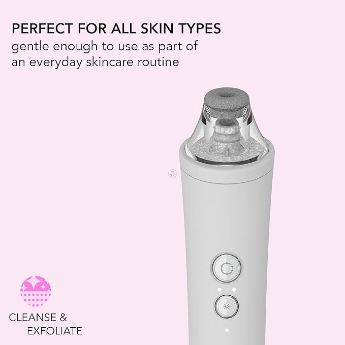 skn by conair Microdermabrasion Facial Tool, Pore Vacuum, Remove Dead Skin Cells and Dirt from Clogged Pores