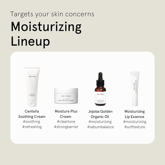 ONE THING Moisturizing Lip Essence 1 Count | Nourishing Soothing Moisturizing Hydrating Dry Rough Lips, Oil Butter Organic Plant Based Balm, Jojoba Argan Olive Oil | Vegan Korean Skin Care