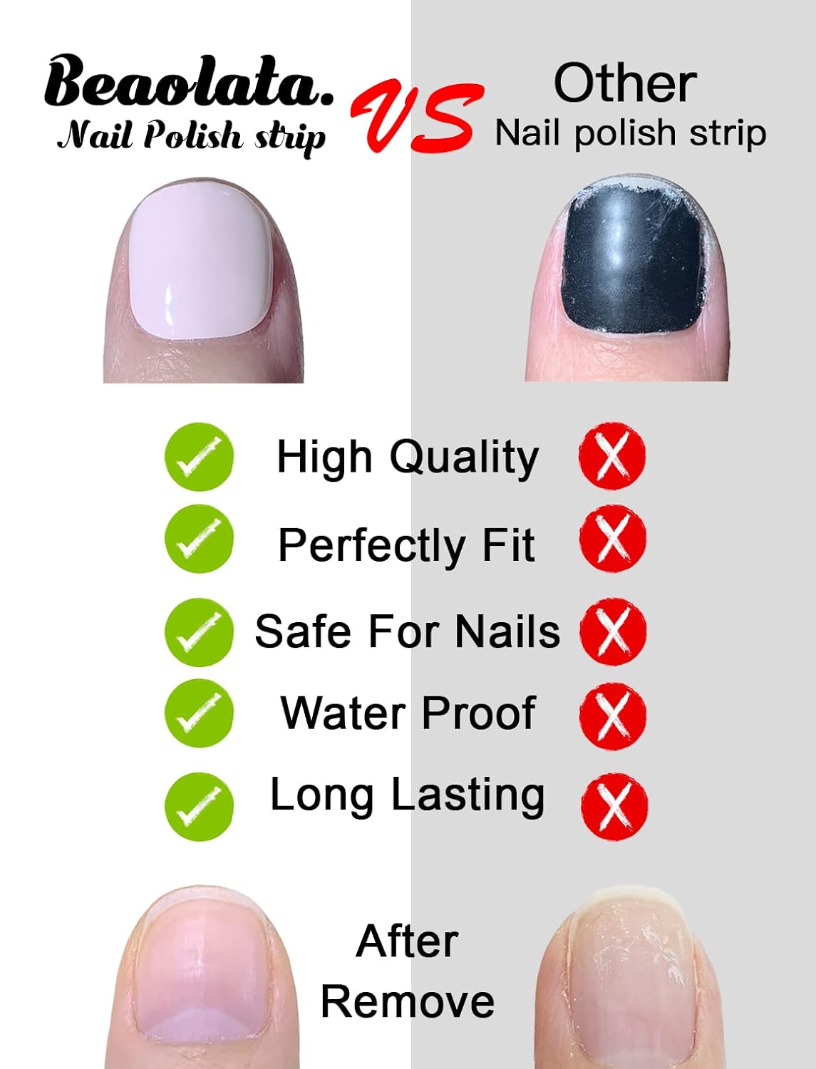 Nail Polish Strips, 32PCS Salon Quality Wraps, Long Lasting Gel Nail Stickers for Women Easy Apply& Remove (Picking Dark Blue)