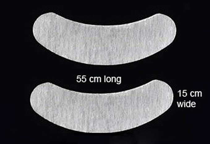 Mini Under Gel Eye Pads Lint Free for Eyelash Extensions (QTY:20 pairs (10 pouches))