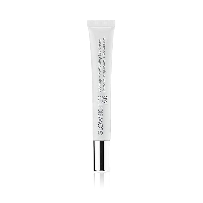 Glowbiotics Soothing + Revitalizing Probiotic Eye Cream: Hydrate, Firm & Reduce Wrinkles, Dark Circles & Puffiness, Peptide-Rich for Youthful Eyes, 0.5 oz