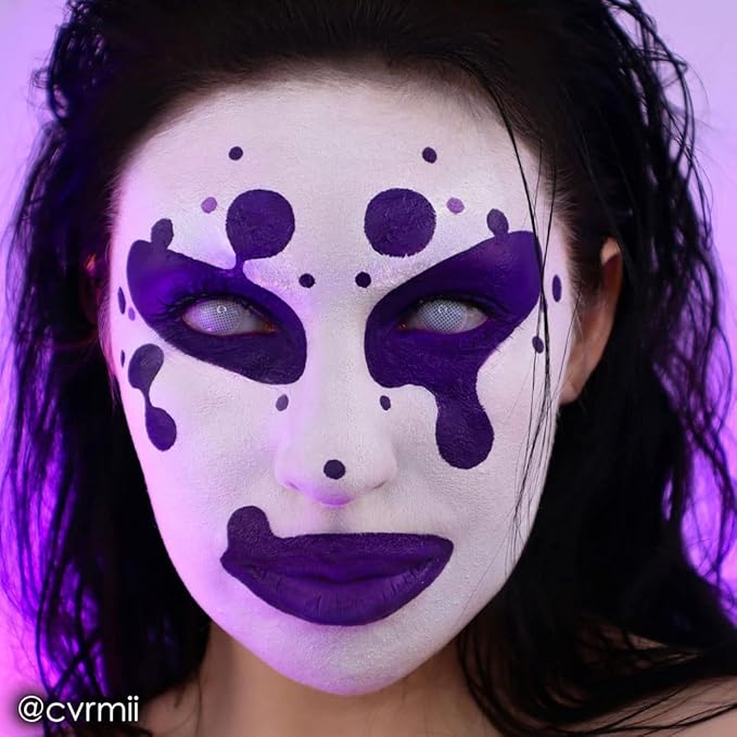 Mehron Makeup Paradise Makeup AQ Refill Size | Stage & Screen, Face & Body Painting, Beauty, Cosplay, and Halloween | Water Activated Face Paint, Body Paint, Cosplay Makeup .25 oz (7 ml) (VIOLET)