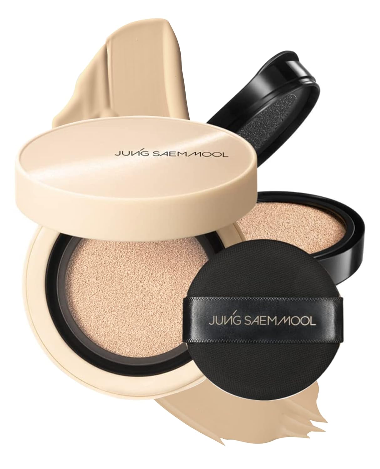 [JUNGSAEMMOOL OFFICIAL] Skin Nuder Cover Layer Cushion 23 (Medium) | Refill Included | Delicate Cover | All-day Lasting | Makeup Artist Brand