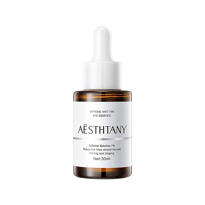 Caffeine Niacinamide Organic Carnosine Serum 1 Fl Oz / 30ml Reduce fne lines around the eyesFirming and shaping Anti-Aging,Moisturizing, Anti-Wrinkle Eye Serum - Skin Repair (Caffeine)