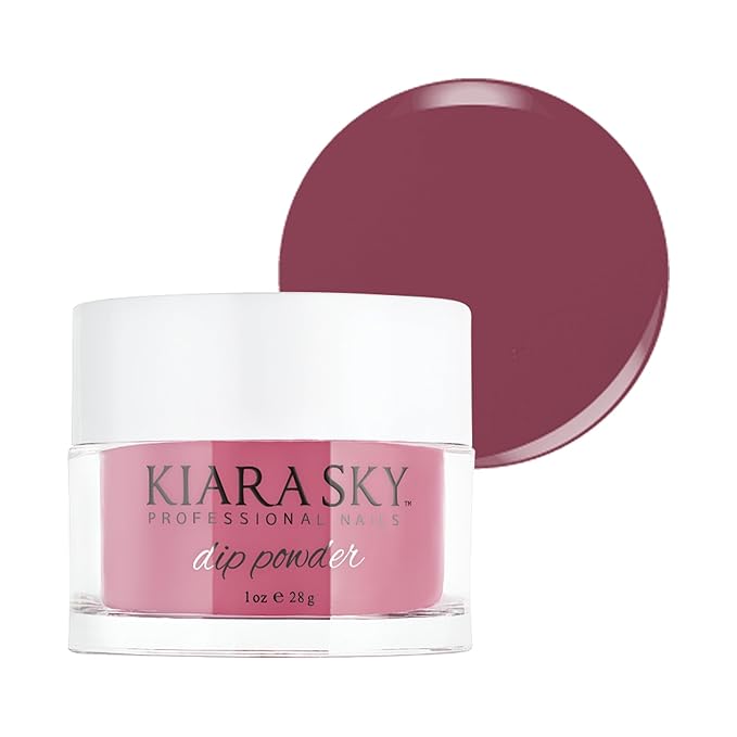Kiara Sky Long Lasting Nail Dip Powder Pink Tones 1 oz, Lavish Me