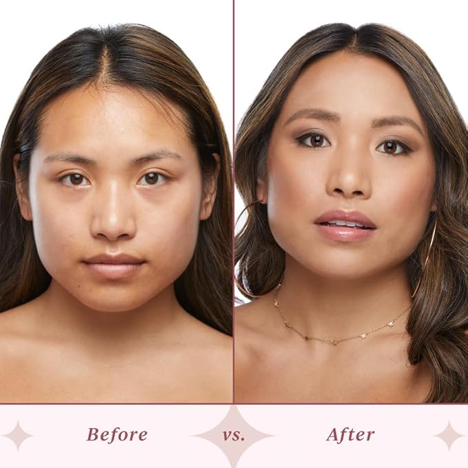 Foundation for Light to Full Coverage - Mousse Liquid Makeup Foundation for Uneven Skin Tone - Diverse Skin Types Mature, Dry, Oily - Oil-free, Cruelty-free (Deep)