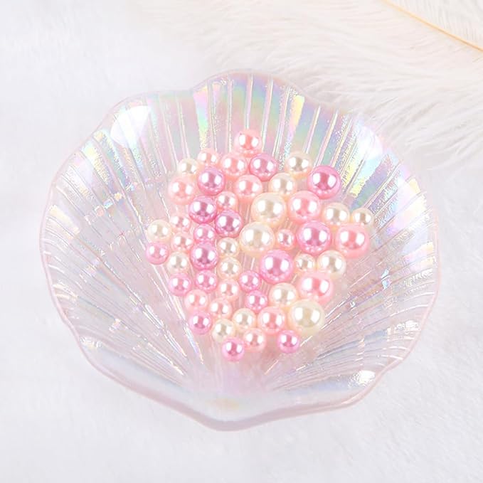 NOLITOY Colorful Nail Art Palette,Shell Nail Art Display Stand for Nail Displays,Nail Art Painting Palette Nail Gel Color Makeup Display Board