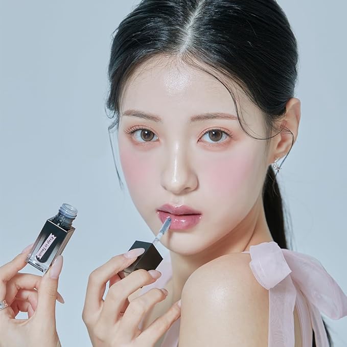 Keep In Touch The Black Plumper Tint | 2X Plumping Effect, Moisturizing Lip Gloss | Vegan and Cruelty-Free Korean Lip Tint (Royal Midnight)