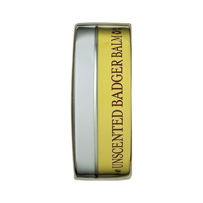 Badger - Unscented Dry Skin Balm, Sensitive Skin Balm, Moisturizing Balm for Dry Cracked Skin, Unscented Balm, Skin Moisturizer Balm, 2 oz (3 Pack)