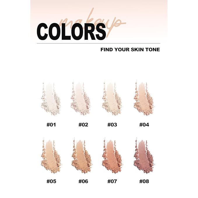 Pressed Face Powder Makeup Mineral Foundation Finishing Powder Pressed Finishing and Setting Powder Loose Setting Powder Makeup #07