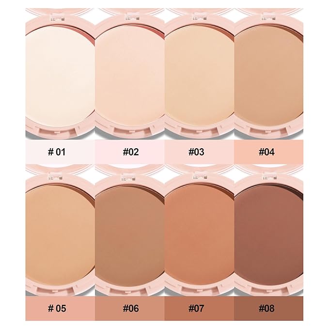 Pressed Face Powder Makeup Mineral Foundation Finishing Powder Pressed Finishing and Setting Powder Loose Setting Powder Makeup #05