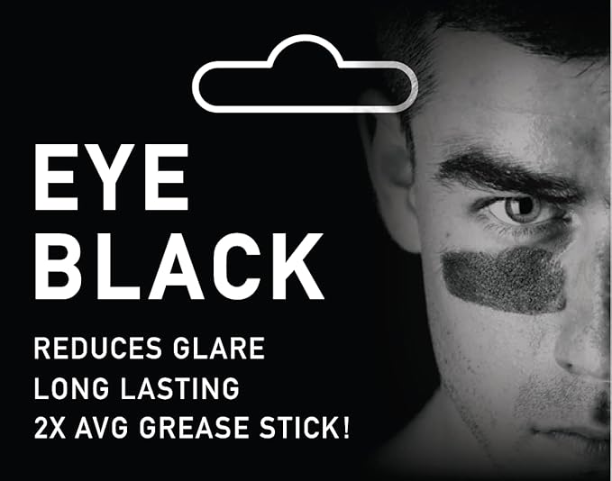 Pro-Sports stick, Cream Tube, reduce glare, sun block, SFX face painting, Baseball/Football/Softball, made KOREA (1 Pack)