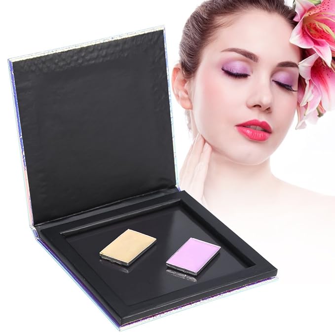 Magnetic Makeup Palette Empty,Magnetic Cosmetics Palette, Change Colour Grident Eyeshadow Powder DIY Makeup Storage Box
