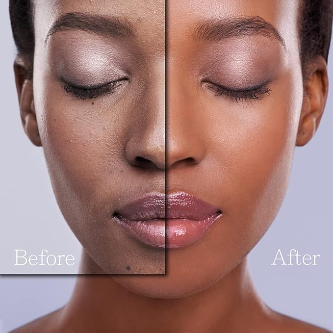 Liquid Concealer Makeup 4Pcs,Corrector Foundation for Black Women Oily Dry Skin, Foundation Concealer in One Primer Face Makeup Full Coverage, Advanced Pore Minimizer, Lightweight All-Day Hold,0.67 oz