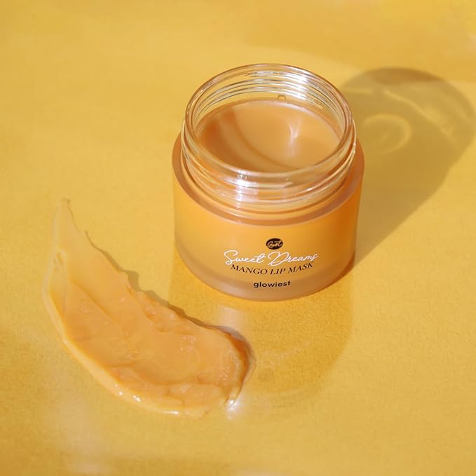 Sweet Dreams Lip Mask-Nourishing, Plumping and Hydrating Lip Balm | Ecofriendly Lip Sleeping Mask | Hyaluronic Acids + Vitamin C + Shea Butter + Antioxidants l Mango - 0.7 oz.