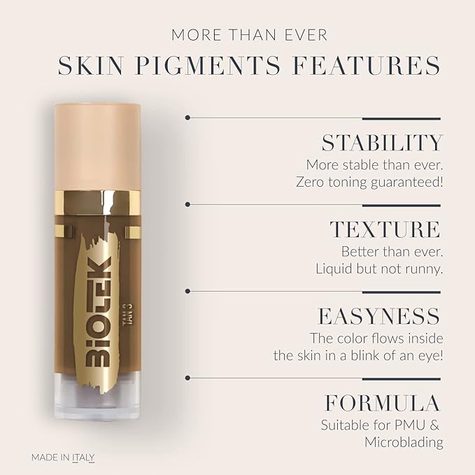 Biotek Skin Correction Pigment Kit for Permanent Makeup - Made in Italy - More Than Ever