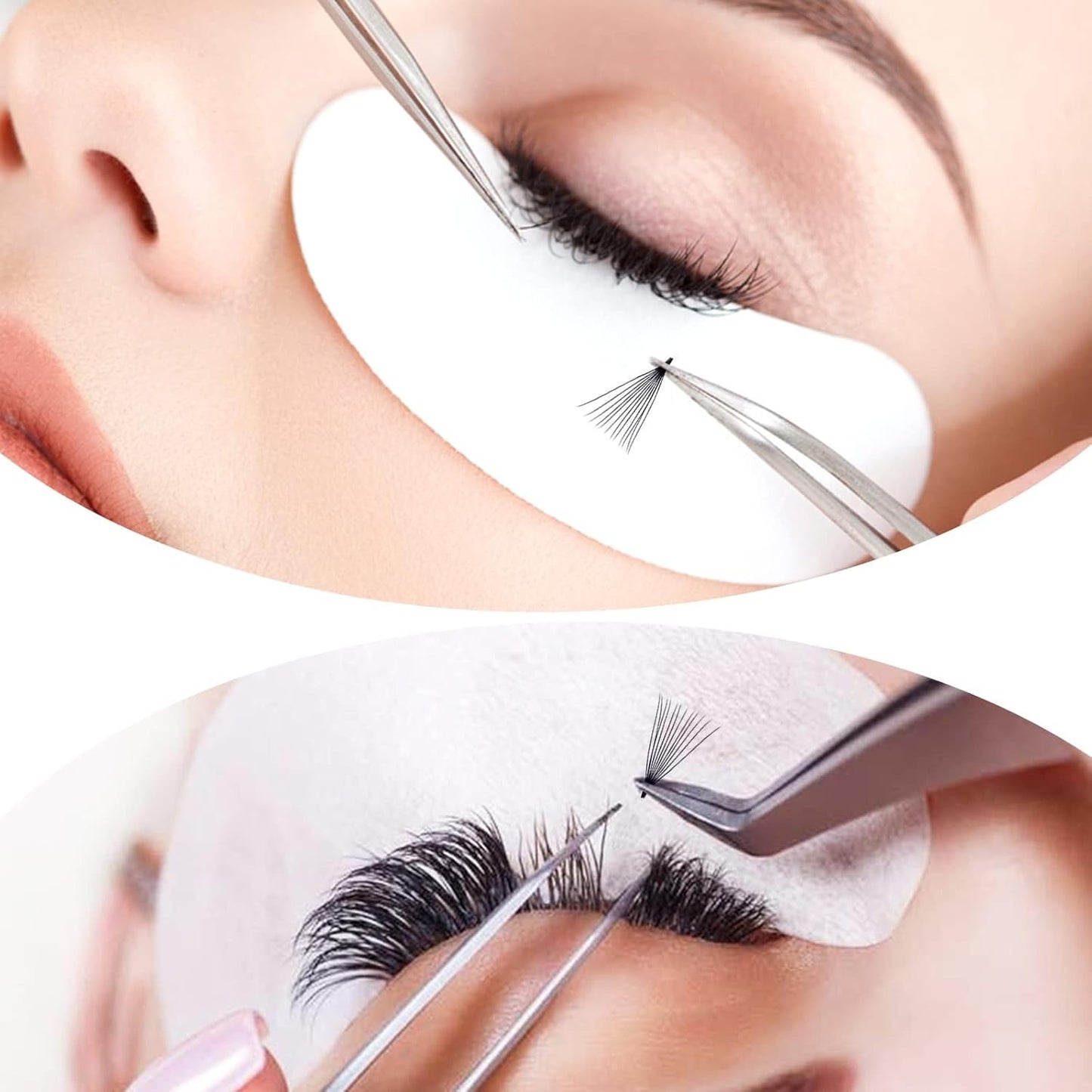 Premade Fans for Lash Extension: 6P, Wendy, Handmade Fans, Pre-made, For Lash-Artists, C, 9-16mm