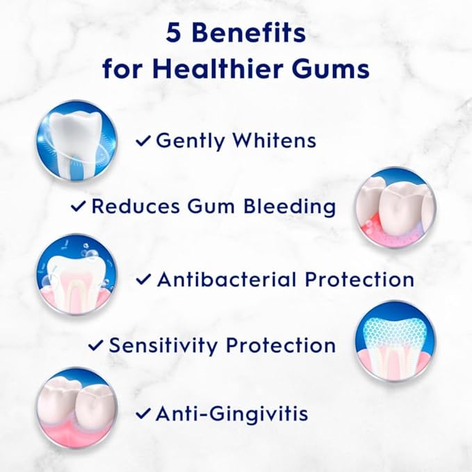 Crest Pro-Health Gum Detoxify Deep Clean Toothpaste 4.8 oz Pack of 3 - Anticavity, Antibacterial Flouride Toothpaste, Clinically Proven, Gum and Enamel Protection, Plaque Control
