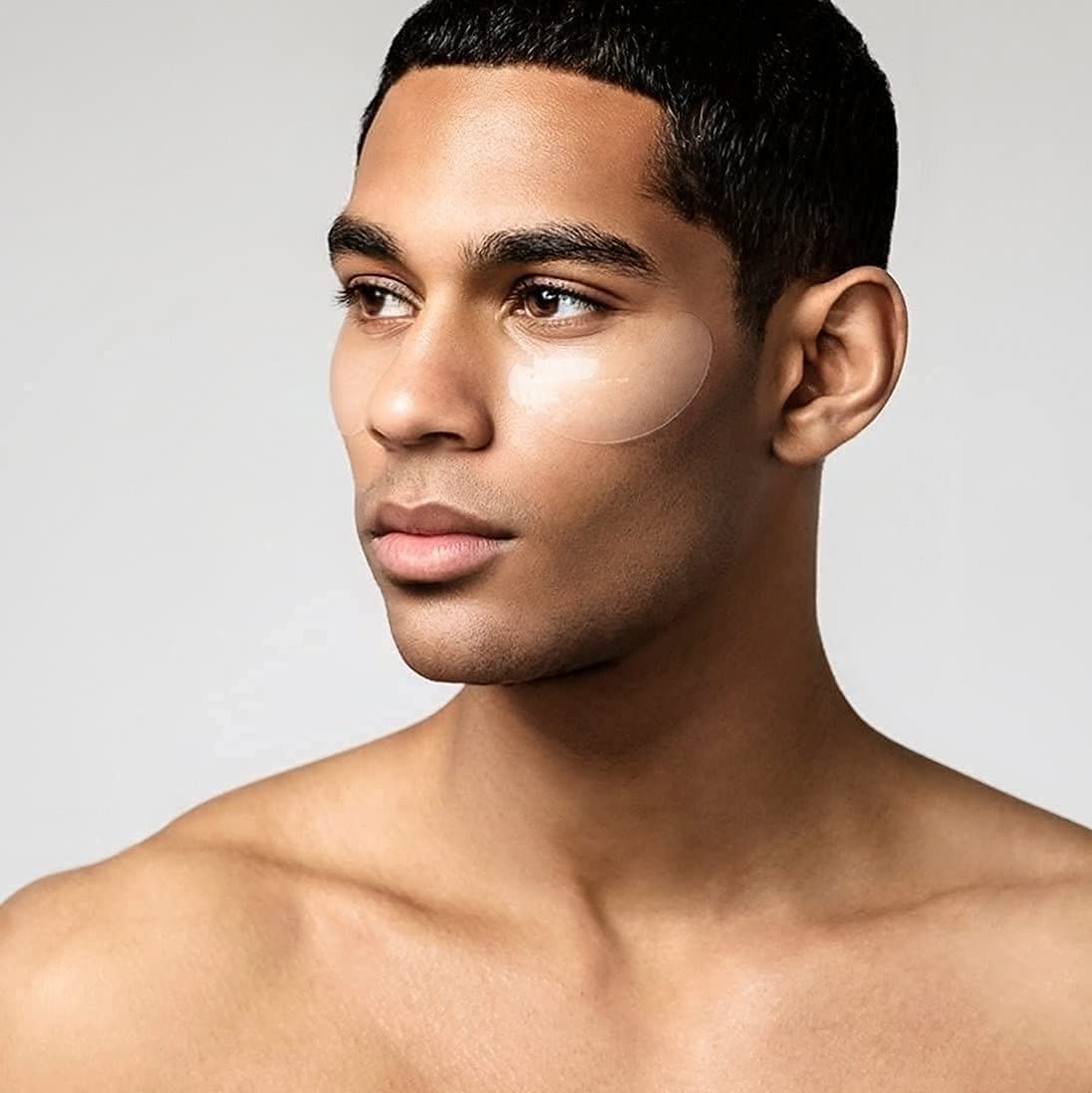 BRO MASK Under Eye Gel Pads: Cooling Eye Patches for Dark Circles and Puffiness | Anti Aging Hydrogel Eye Patch Set + Bakuchiol, Green Tea, Hyaluronic Acid, Caffeine, Niacinamide/Vit B3 (4 X 6 Pairs)
