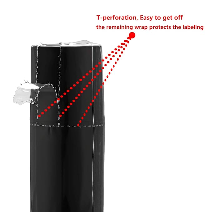 500Pcs Shrink Wrap for Lip Balm Tubes/lip gloss tubes, Easy to Use, Make Products More Professional